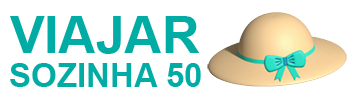 Logo do blog viajar sozinha 50